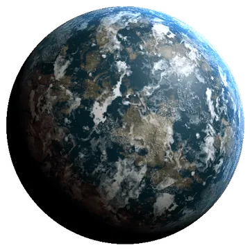 Cloudy world render