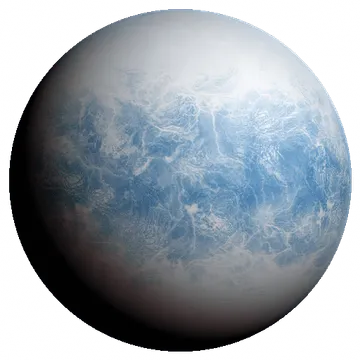 Glacial world render