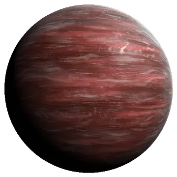 Red giant world render