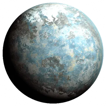 Snowy world render